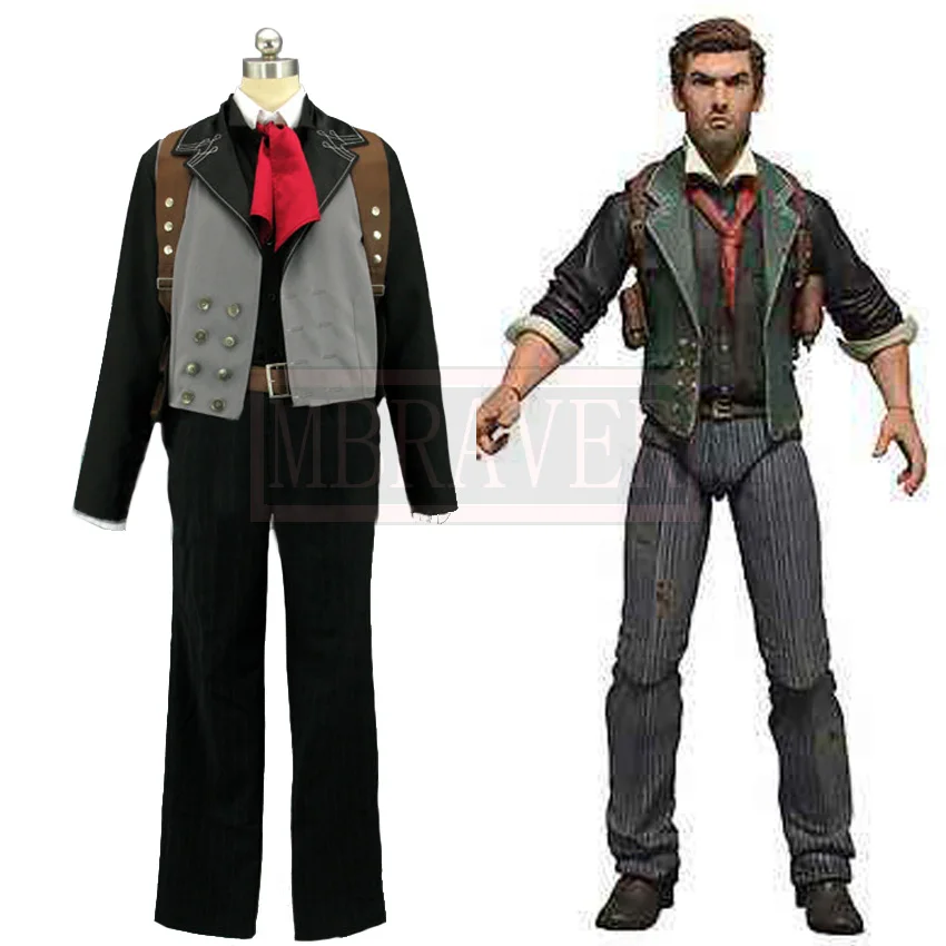 BioShock Infinite Booker DeWitt Adult Men's Outfit Suit Game Halloween Party Cosplay Costume Custom Made Free Shipping
BioShock Infinite Booker DeWitt Adult Men's Outfit Suit Game Halloween Party Cosplay Costume Custom Made Free Shipping