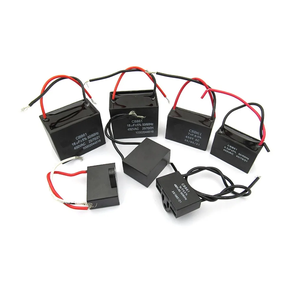 Buy 2 get 1 Free 1PC CBB61 starting capacitor 1/2/3/4/5/6/7UF 450V for Electric machinery Fan Air conditioner
Buy 2 get 1 Free 1PC CBB61 starting capacitor 1/2/3/4/5/6/7UF 450V for Electric machinery Fan Air conditioner