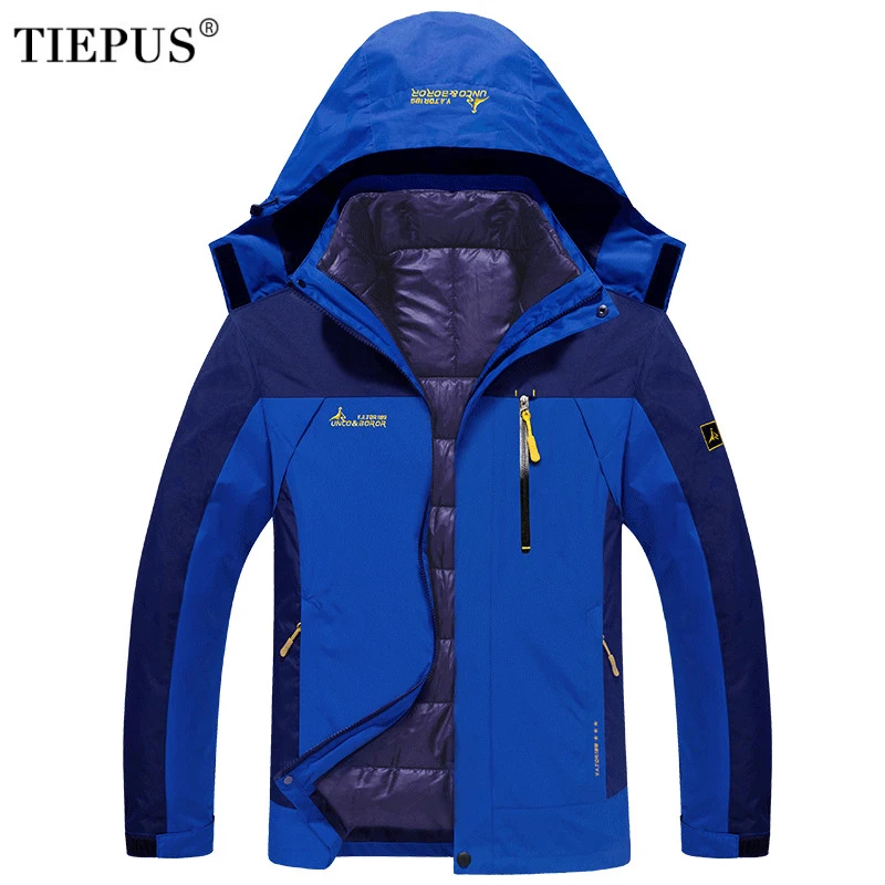 TIEPUS Brand new winter jacket men cotton down parka warm waterproof windproof Detachable 2pcs set Hood Coat size L~4XL 5XL 6XL
TIEPUS Brand new winter jacket men cotton down parka warm waterproof windproof Detachable 2pcs set Hood Coat size L~4XL 5XL 6XL