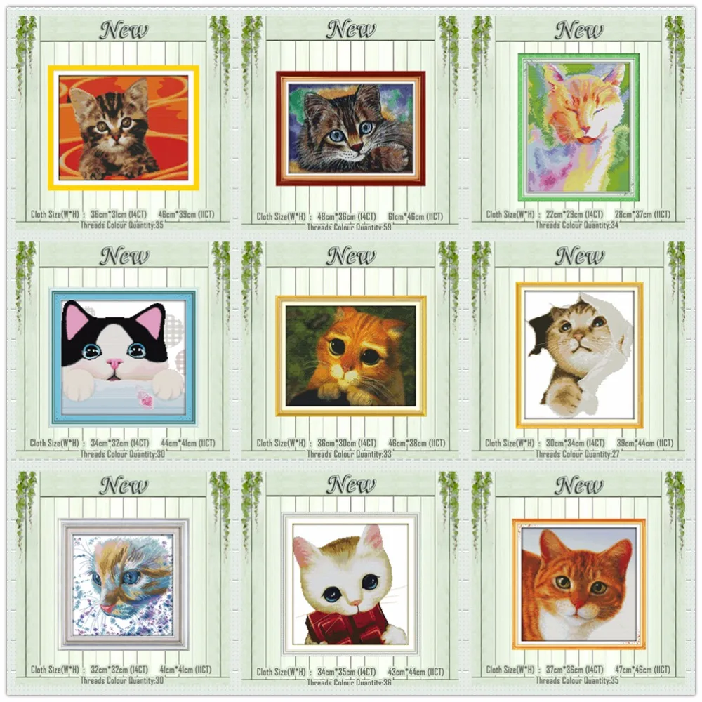Lovely Watercolor cat butterfly diy painting counted printed on canvas DMC 14CT 11CT Cross Stitch Needlework Sets Embroidery kit
Lovely Watercolor cat butterfly diy painting counted printed on canvas DMC 14CT 11CT Cross Stitch Needlework Sets Embroidery kit