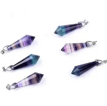 Natural crystal original stone rainbow fluorite jewelry lovers simple retro necklace pendant mineral crystal gift
Natural crystal original stone rainbow fluorite jewelry lovers simple retro necklace pendant mineral crystal gift