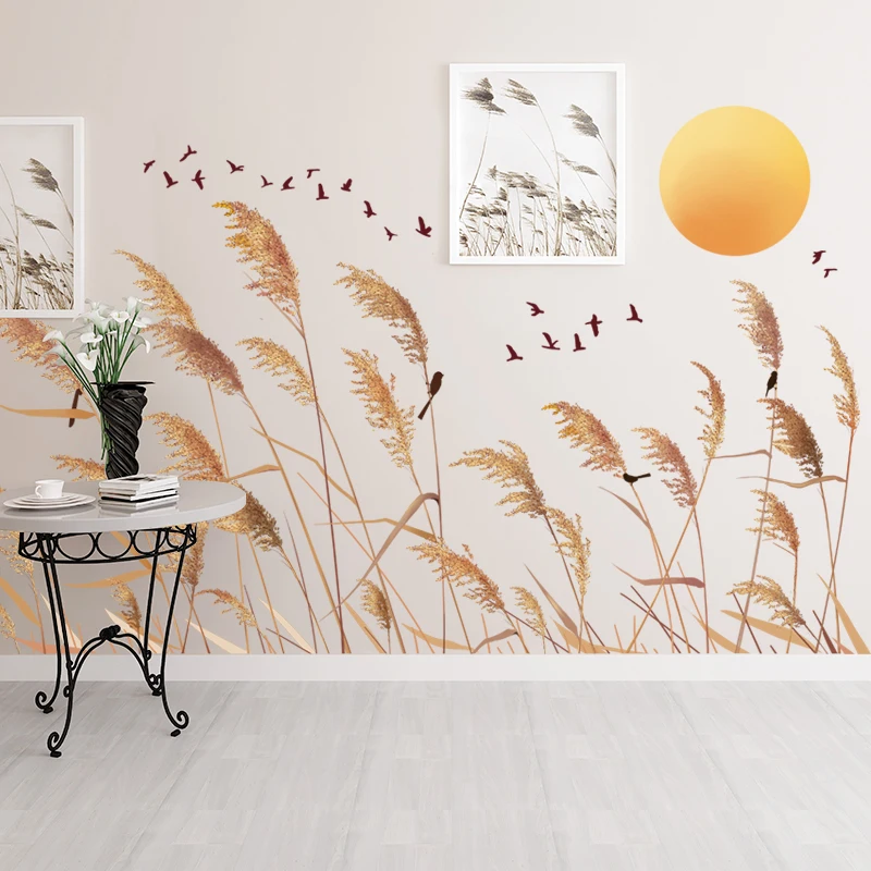DIY 58*105cm Reed Home Decoration Wall Sticker Skirting Line Decals Waterproof Adhesive Poster Mural
DIY 58*105cm Reed Home Decoration Wall Sticker Skirting Line Decals Waterproof Adhesive Poster Mural