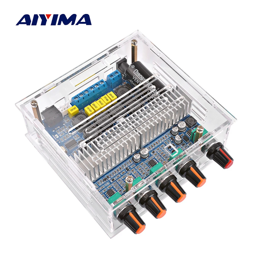 AIYIMA TPA3116 2.1 Amplificador Bluetooth Amplifier Audio Board Home Theater Digital Subwoofer Power Amplifiers 50Wx2+100W Amp
AIYIMA TPA3116 2.1 Amplificador Bluetooth Amplifier Audio Board Home Theater Digital Subwoofer Power Amplifiers 50Wx2+100W Amp