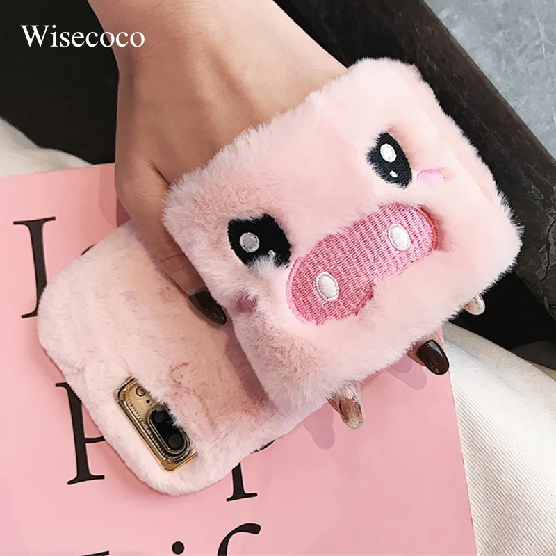 3D Cute Rabbit Hairy Warm Fur Plush Pig Embroidery Wristband Strap Case for IPhone Xs Max Xr X 6 6S 7 8 Plus 10 Soft Tpu Cover
3D Cute Rabbit Hairy Warm Fur Plush Pig Embroidery Wristband Strap Case for IPhone Xs Max Xr X 6 6S 7 8 Plus 10 Soft Tpu Cover