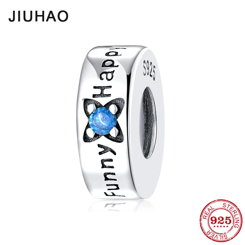 Happy and funny 2018 Fashion 925 Sterling Silver Stopper Blue CZ Spacer Beads Fit Original Pandora Charm Bracelet Jewelry making
Happy and funny 2018 Fashion 925 Sterling Silver Stopper Blue CZ Spacer Beads Fit Original Pandora Charm Bracelet Jewelry making
