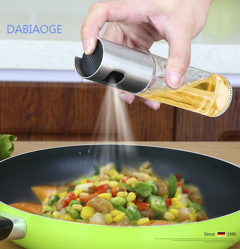 DABIAOGE Kitchen Baking Glass Olive Oil Spray Bottle Vinegar Oil Sprayer Seasoning Bottle Soy Sauce Empty Bottle for BBQ
DABIAOGE Kitchen Baking Glass Olive Oil Spray Bottle Vinegar Oil Sprayer Seasoning Bottle Soy Sauce Empty Bottle for BBQ