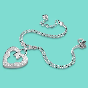 woman 925 sterling silver bracelet,Lovely heart-shaped mickey pendant Ms round bead bracelet,length 19cm chain,best gifts
woman 925 sterling silver bracelet,Lovely heart-shaped mickey pendant Ms round bead bracelet,length 19cm chain,best gifts