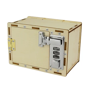 DIY 3D Wooden Mechanical Password Box Model Kits science and technology assembly Experiment Educational and Engineering Toys
DIY 3D Wooden Mechanical Password Box Model Kits science and technology assembly Experiment Educational and Engineering Toys