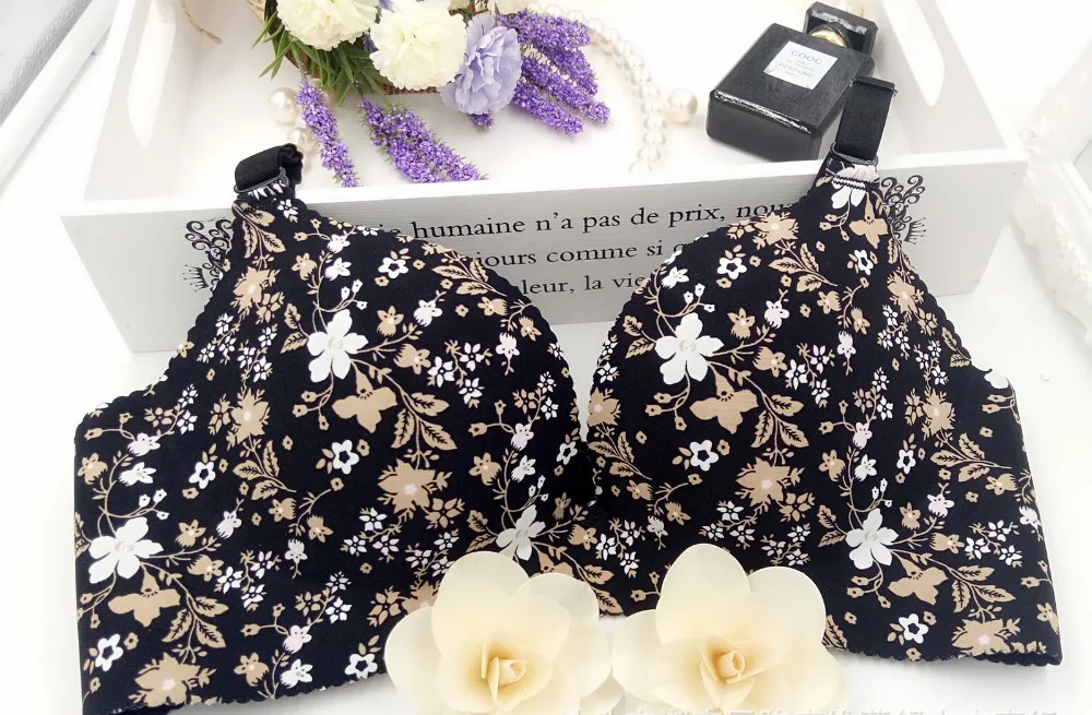 Baharcelin Sexy women Young Girl Push Up Bra High Quality French Romantic Gathered Printed floral cute sweet bra underwear
Baharcelin Sexy women Young Girl Push Up Bra High Quality French Romantic Gathered Printed floral cute sweet bra underwear
