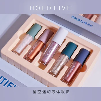 5PCS/PACK HOLD LIVE diamond glitter eyeshadow cream gold brown purple shiny pigment waterproof starry eyeshadow BN147
5PCS/PACK HOLD LIVE diamond glitter eyeshadow cream gold brown purple shiny pigment waterproof starry eyeshadow BN147