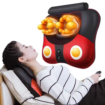Neck Massager Pillow Electric Shiatsu Cervical Massager back Device Household waist hip leg Body kneading Massage Cushion chair
Neck Massager Pillow Electric Shiatsu Cervical Massager back Device Household waist hip leg Body kneading Massage Cushion chair
