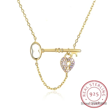 SMTCAT 925 Sterling Silver Women Necklace Crystal from Fine Jewelry Crystal Love Heart Key Pendant Necklace
SMTCAT 925 Sterling Silver Women Necklace Crystal from Fine Jewelry Crystal Love Heart Key Pendant Necklace