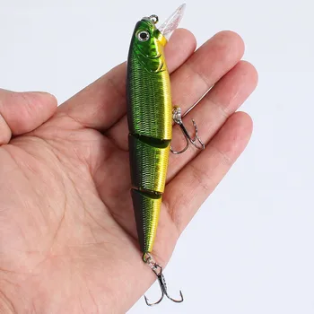1PCS 3 Multi-Section Of Swimming wobblers Fish Bait Artificial Fishing Lures 14.8G 10.5CM False Fake Bait For Winter Fishing
1PCS 3 Multi-Section Of Swimming wobblers Fish Bait Artificial Fishing Lures 14.8G 10.5CM False Fake Bait For Winter Fishing