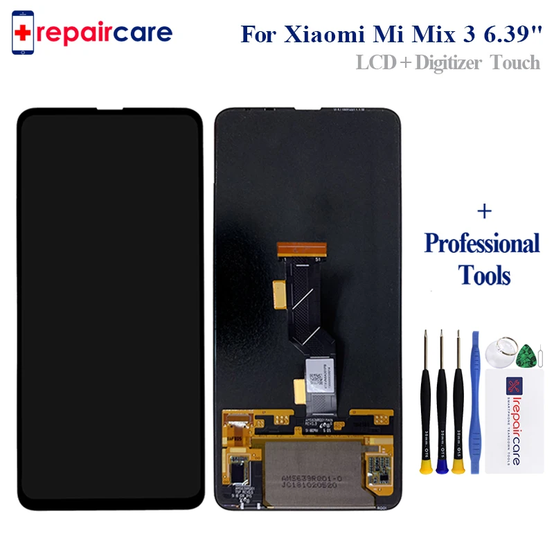6.3" For Xiaomi Mi Mix 3 LCD Display Touch Screen Digitizer Assembly Mi Mix3 LCD Replacement Parts For xiaomi mix 3 lcd
6.3" For Xiaomi Mi Mix 3 LCD Display Touch Screen Digitizer Assembly Mi Mix3 LCD Replacement Parts For xiaomi mix 3 lcd