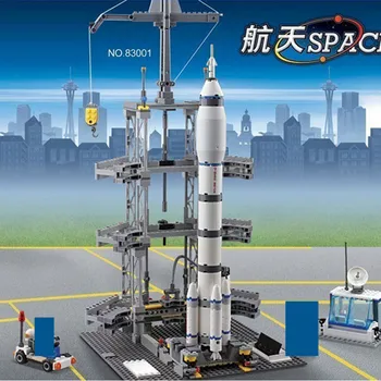 822Pcs Space Series Rocket Station Aerospace DIY Building Blocks Sets Avion Technic Bricks Educational Toys Children
822Pcs Space Series Rocket Station Aerospace DIY Building Blocks Sets Avion Technic Bricks Educational Toys Children