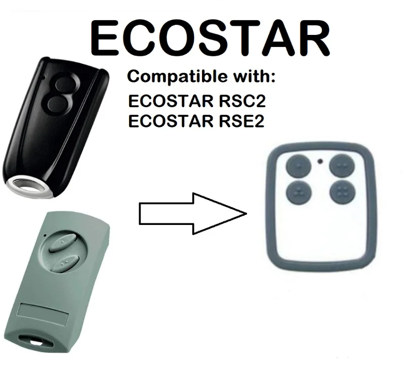 2pcs Ecostar rse2 rsc2 compatible garage door Remote control clone remote rolling code free shipping
2pcs Ecostar rse2 rsc2 compatible garage door Remote control clone remote rolling code free shipping