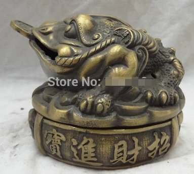 0 Chinese Bronze Animal Wealth Coin Hoptoad Toad Statue Box Incense Burner Censer
0 Chinese Bronze Animal Wealth Coin Hoptoad Toad Statue Box Incense Burner Censer