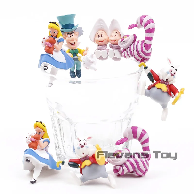 The Edge of Cup Alice Mad Hatter Cheshire Cat White Rabbit PVC Figures Toys Dolls 5pcs/set
The Edge of Cup Alice Mad Hatter Cheshire Cat White Rabbit PVC Figures Toys Dolls 5pcs/set