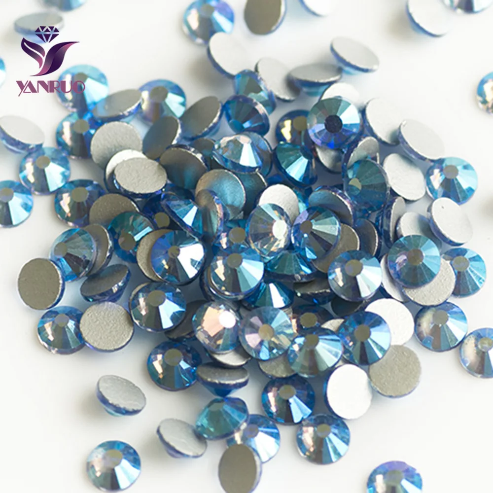 YANRUO Light Sapphire AB (211AB) Non Hotfix Flatback Rhinestones Crystal Glass Cristal Dance Dresses Beads for Artistic gymnasti
YANRUO Light Sapphire AB (211AB) Non Hotfix Flatback Rhinestones Crystal Glass Cristal Dance Dresses Beads for Artistic gymnasti