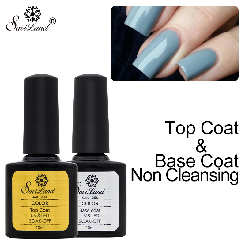 Saviland Long Lasting Gel Varnish Primer Base and Top Coat Finish Top It Off Coat Uv Nail Gel Polish Soak-off Lacquer
Saviland Long Lasting Gel Varnish Primer Base and Top Coat Finish Top It Off Coat Uv Nail Gel Polish Soak-off Lacquer
