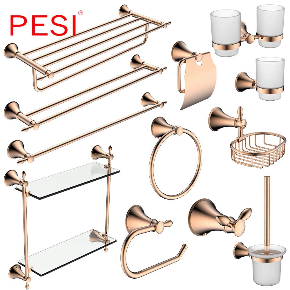 All Brass Bathroom Hardware Set Robe Hook Towel Rail Rack Bar Shelf Paper Holder Toothbrush Holder Bathroom Accessories,Gold.
All Brass Bathroom Hardware Set Robe Hook Towel Rail Rack Bar Shelf Paper Holder Toothbrush Holder Bathroom Accessories,Gold.
