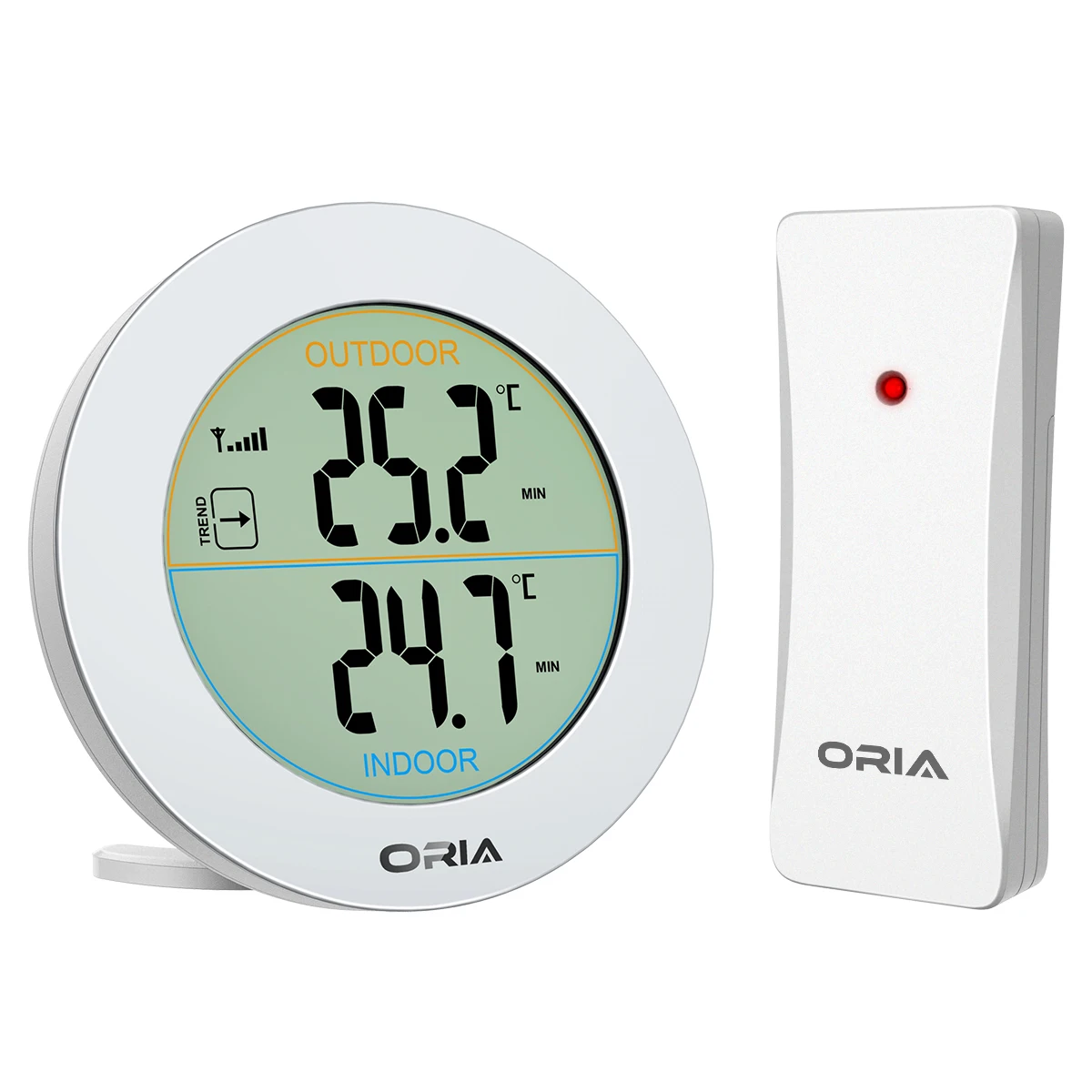 ORIA Indoor Outdoor Thermometer Digital Wireless Thermometer Temperature Remote Sensor LCD Home Office Outdoor Temperature
ORIA Indoor Outdoor Thermometer Digital Wireless Thermometer Temperature Remote Sensor LCD Home Office Outdoor Temperature