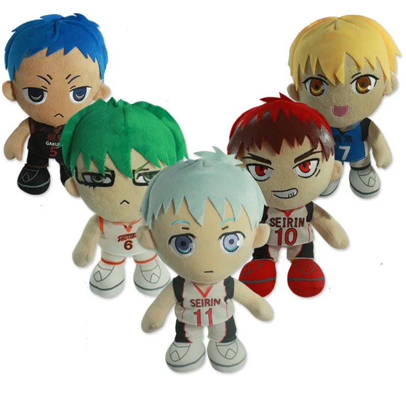 Anime Kuroko no Basuke Basket Plush Kuroko Tetsuya Midorima Shintaro Kise Ryota Kagami Taiga Aomine Daiki Plush Doll Toys 32cm
Anime Kuroko no Basuke Basket Plush Kuroko Tetsuya Midorima Shintaro Kise Ryota Kagami Taiga Aomine Daiki Plush Doll Toys 32cm