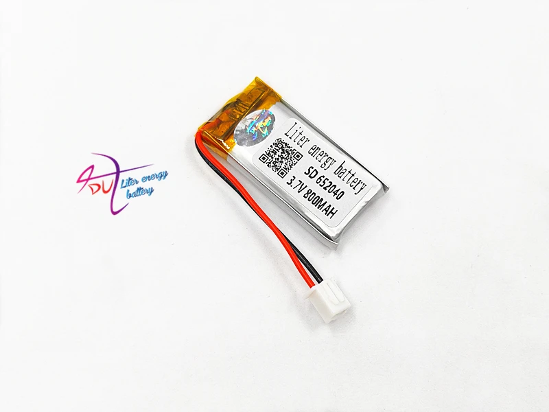 

XHR-2P 2.54 800mAh 652040 3.7V polymer battery Bluetooth MP3 wireless speaker recorder