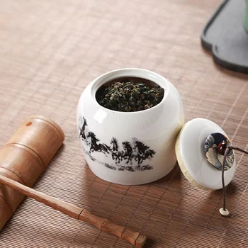 Traditional Culture Style Handwork Tea Storage Box Mini Food Candy Jar With Cover Ceramic Spices Storage Box Food Container
Traditional Culture Style Handwork Tea Storage Box Mini Food Candy Jar With Cover Ceramic Spices Storage Box Food Container