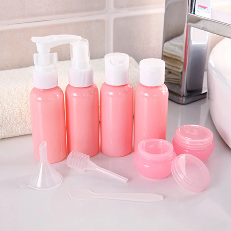 9PCS 50ML Transparent Cosmetics Bottles Set Portable Travel Makeup Cream Pressed Perfume Clear Spray Storage Bottles
9PCS 50ML Transparent Cosmetics Bottles Set Portable Travel Makeup Cream Pressed Perfume Clear Spray Storage Bottles