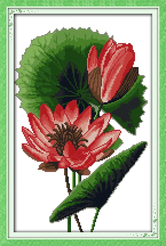 Exotic lotus, counted printed on fabric DMC 14CT 11CT Cross Stitch kits,embroidery needlework Sets, Home Decor
Exotic lotus, counted printed on fabric DMC 14CT 11CT Cross Stitch kits,embroidery needlework Sets, Home Decor
