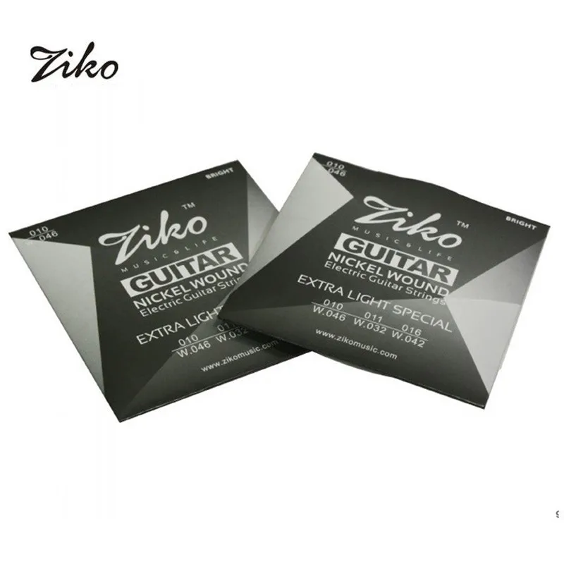 ZIKO 010-046 Electric Guitar Strings Nickel Wound Extra Light Special Bright Guitar Parts Musical Instruments Accessories
ZIKO 010-046 Electric Guitar Strings Nickel Wound Extra Light Special Bright Guitar Parts Musical Instruments Accessories