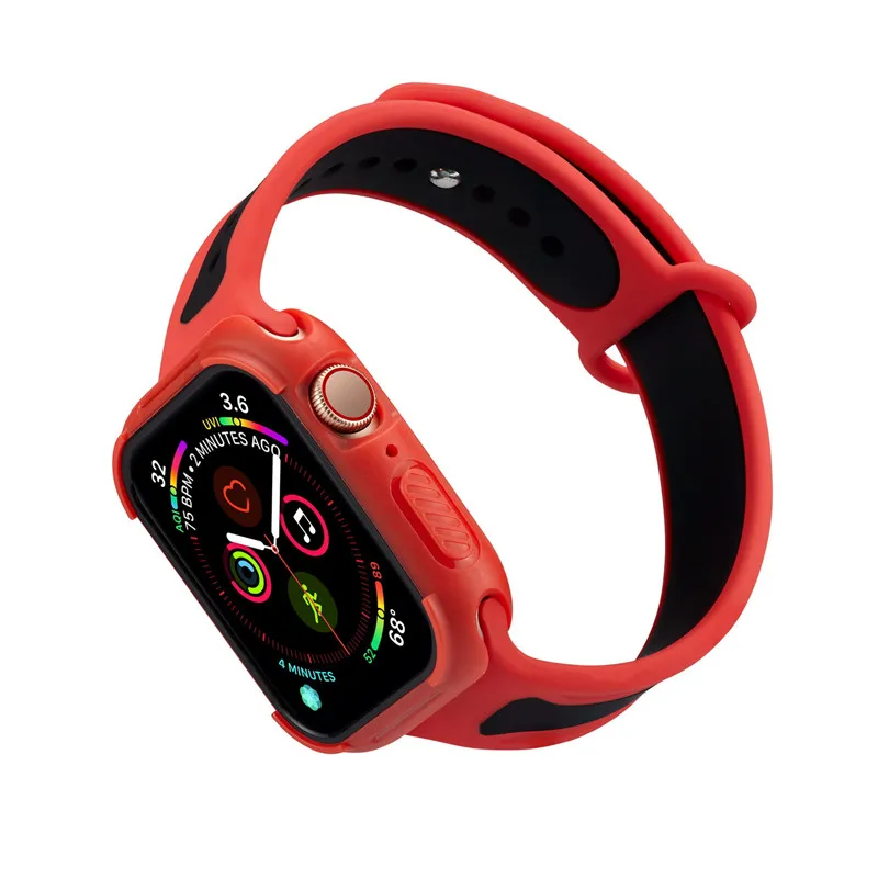 Sport style watch case for Apple watch series 4 watch shell protecive cover (26)