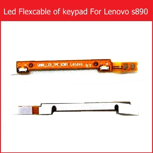100% Genuine Menu keypad of led Flex cable For Lenovo s890 function button LED_FPC_M301 flex phone accessory parts | Мобильные