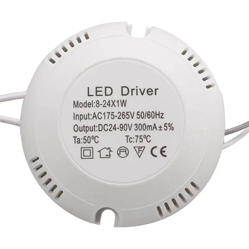 8-24W LED Driver AC175-265V To DC 24-80V Power Supply Lighting Transformer For LED Ceiling Light Lamp
8-24W LED Driver AC175-265V To DC 24-80V Power Supply Lighting Transformer For LED Ceiling Light Lamp
