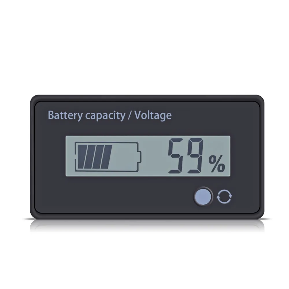 12V Lead Acid Battery Fuel Gauge Voltameter Indicator Meter LCD Screen With Buckle
12V Lead Acid Battery Fuel Gauge Voltameter Indicator Meter LCD Screen With Buckle