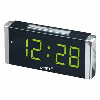VST 731 rectangular cube digital alarm clock with EU plug Large digital led display desktop clock home luminous table clock
VST 731 rectangular cube digital alarm clock with EU plug Large digital led display desktop clock home luminous table clock