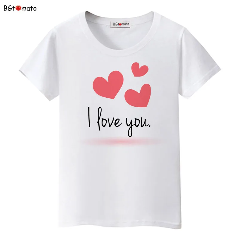 Hot Sale super cool I LOVE YOU T-shirt women creative fashion Tops Tees Brand Good quality casual Shirts
Hot Sale super cool I LOVE YOU T-shirt women creative fashion Tops Tees Brand Good quality casual Shirts