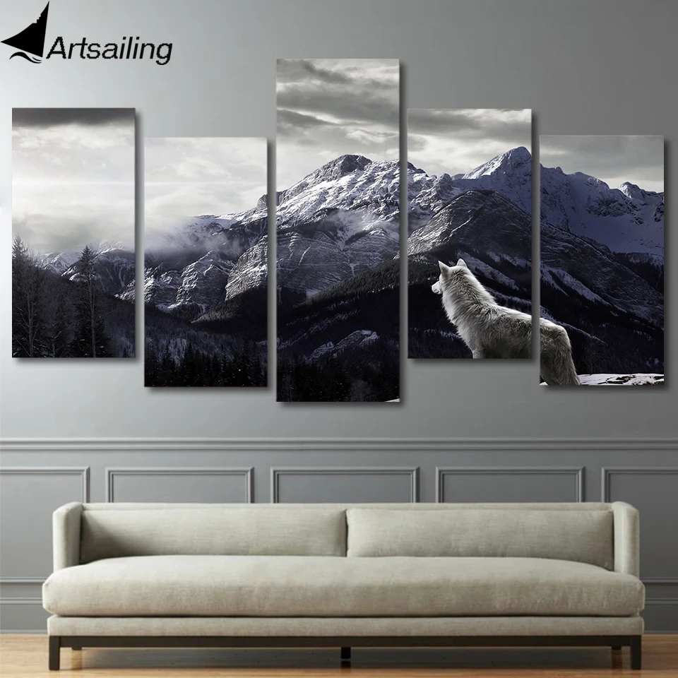 HD 5 Pieces Printed Snow Mountain Plateau Wolf Paintings Canvas Living Room Wall Art Decor Print Poster Picture Canvas ny-4083
HD 5 Pieces Printed Snow Mountain Plateau Wolf Paintings Canvas Living Room Wall Art Decor Print Poster Picture Canvas ny-4083