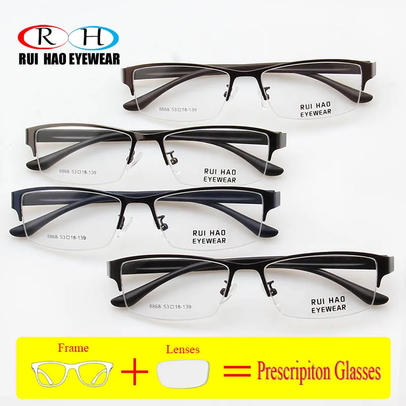 Unisex Prescription Glasses Rectangle Eyeglasses Frame and Clear Resin Lenses Alloy Frame Customize Optical Eyeglasses
Unisex Prescription Glasses Rectangle Eyeglasses Frame and Clear Resin Lenses Alloy Frame Customize Optical Eyeglasses