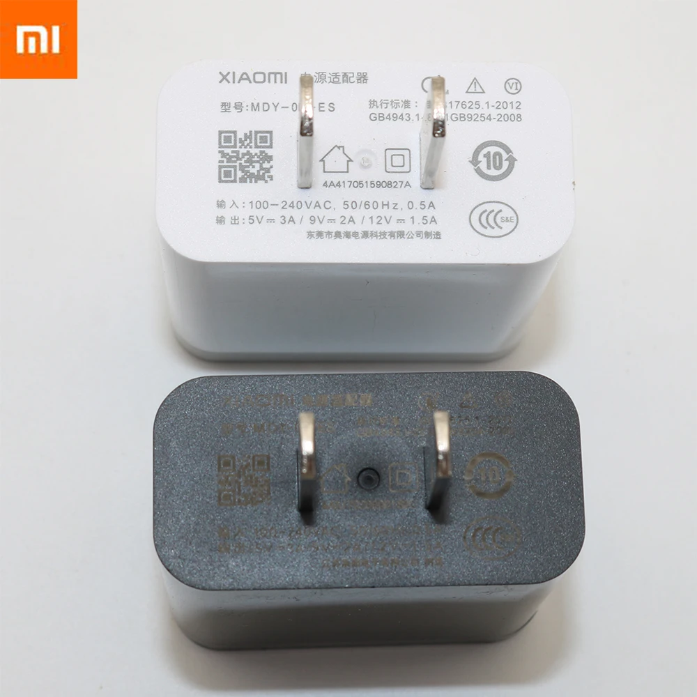 Original XiaoMi mi8 QC3.0 Charger Quick Fast 12V/1.5A Charge power Adapter & Usb Type-C Cable Foe Mix 2s 2 Mi 6 A2 A1 Mi note 3
Original XiaoMi mi8 QC3.0 Charger Quick Fast 12V/1.5A Charge power Adapter & Usb Type-C Cable Foe Mix 2s 2 Mi 6 A2 A1 Mi note 3
