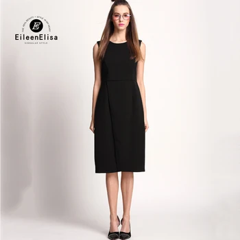 Office Dresses For Women 2017 Summer Dress Solid Sleeveless Runway Black Work Dress Fashion Ladies Luxury Dresses
Office Dresses For Women 2017 Summer Dress Solid Sleeveless Runway Black Work Dress Fashion Ladies Luxury Dresses