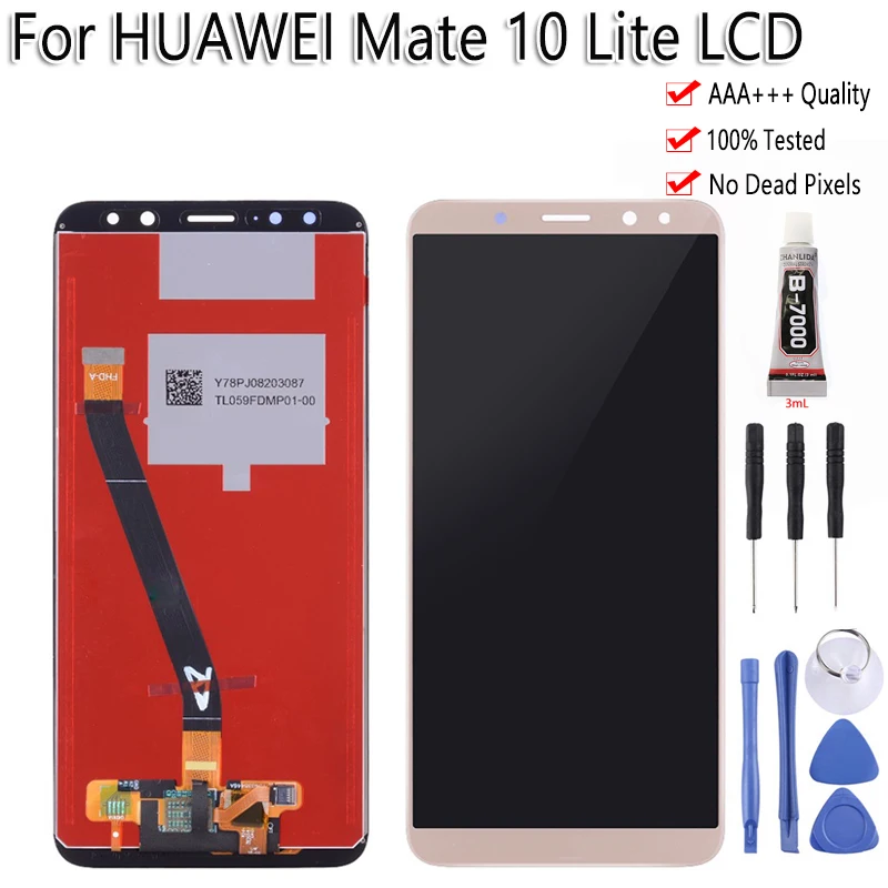 

5.9" For HUAWEI Nova 2i LCD Display Touch Screen Digitizer Assembly Replacement For HUAWEI Mate 10 Lite LCD RNE L21 L22 L23