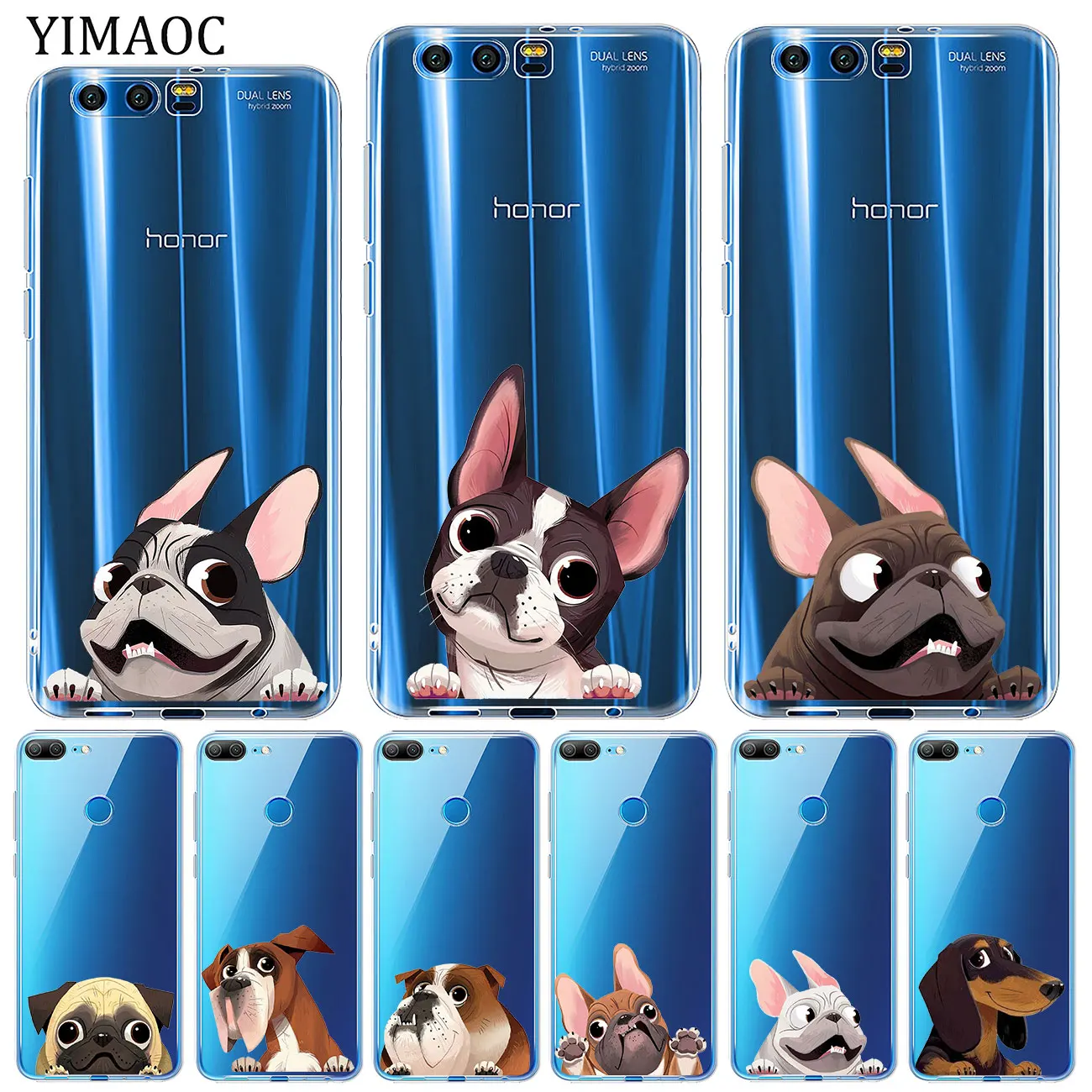 YIMAOC Cute Animal Pug Dog Cartoon Bulldog Soft Case for Huawei Y9 Y7 Y6 Prime 2018 Honor 20 10 9 9X 8C 8X 8 Lite 7X 7C 7A Pro
YIMAOC Cute Animal Pug Dog Cartoon Bulldog Soft Case for Huawei Y9 Y7 Y6 Prime 2018 Honor 20 10 9 9X 8C 8X 8 Lite 7X 7C 7A Pro