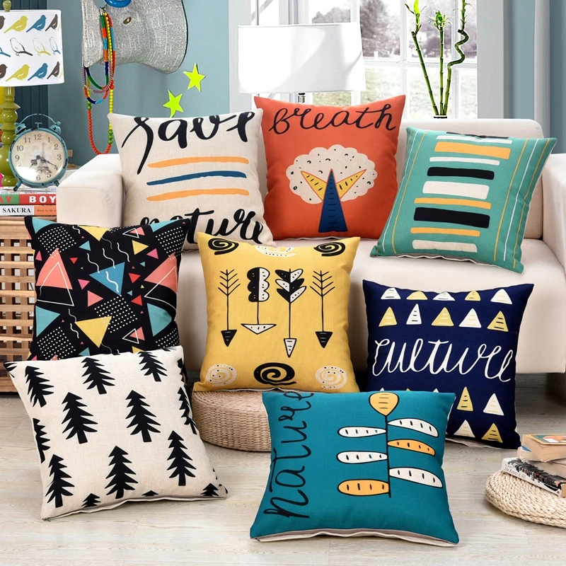 Nordic Simple Geometry Series Cushion Cover Modern Cotton Linen Hd Print Pattern Pillow Cover Home Decor
Nordic Simple Geometry Series Cushion Cover Modern Cotton Linen Hd Print Pattern Pillow Cover Home Decor