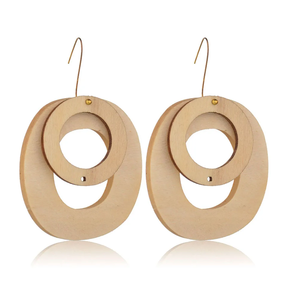 Qiao La New Arrival Fashion 2018 Women's Earrings Wood Round Design Beautiful Earring Great Wedding Earring Accossory
Qiao La New Arrival Fashion 2018 Women's Earrings Wood Round Design Beautiful Earring Great Wedding Earring Accossory