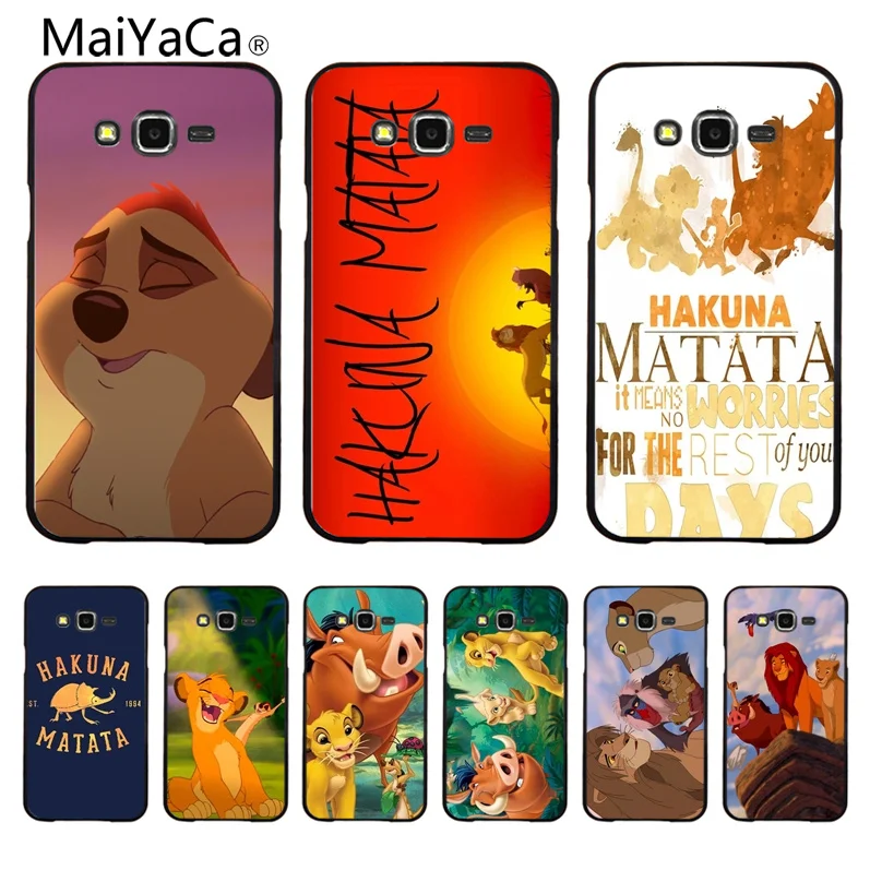 MaiYaCa The Hakuna Matata Lion King Black Plastic Hard Phone Case For Samsung S7 S6 S4 S3 Cellphones 
MaiYaCa The Hakuna Matata Lion King Black Plastic Hard Phone Case For Samsung S7 S6 S4 S3 Cellphones