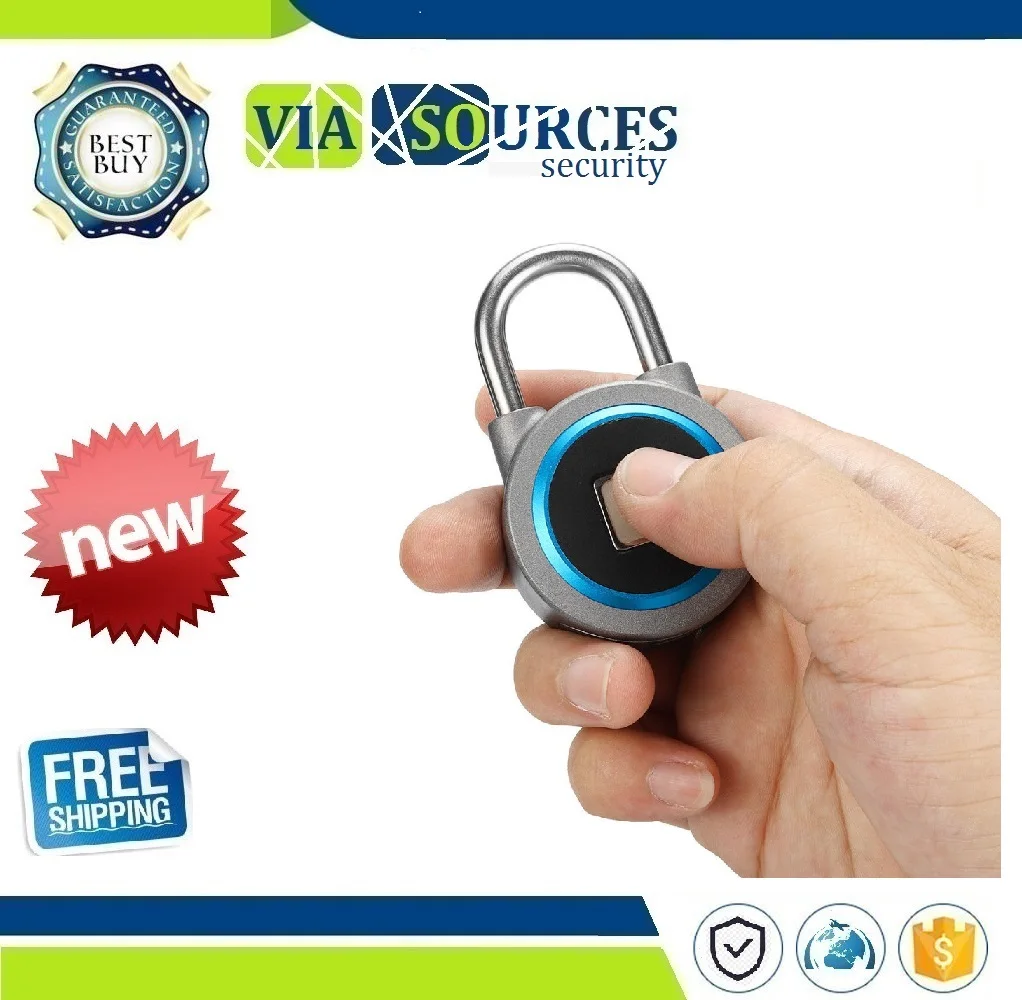 Mini Bluetooth Lock Phone APP Waterproof Keyless Fingerprint Lock Unlock Anti Theft Padlock Door Lock for IOS Android
Mini Bluetooth Lock Phone APP Waterproof Keyless Fingerprint Lock Unlock Anti Theft Padlock Door Lock for IOS Android