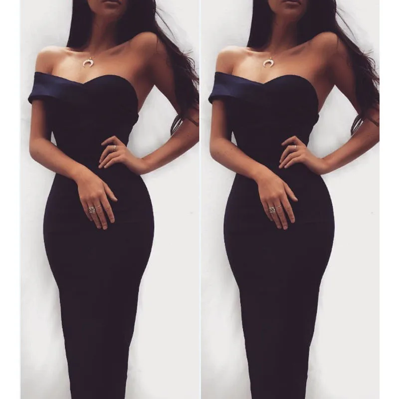 Summer Women's Vestidos Fashion Ladies Off the shoulder Bandage Bodycon Dress Sleeveless Black Sexy Party Cocktail Mini Dress
Summer Women's Vestidos Fashion Ladies Off the shoulder Bandage Bodycon Dress Sleeveless Black Sexy Party Cocktail Mini Dress