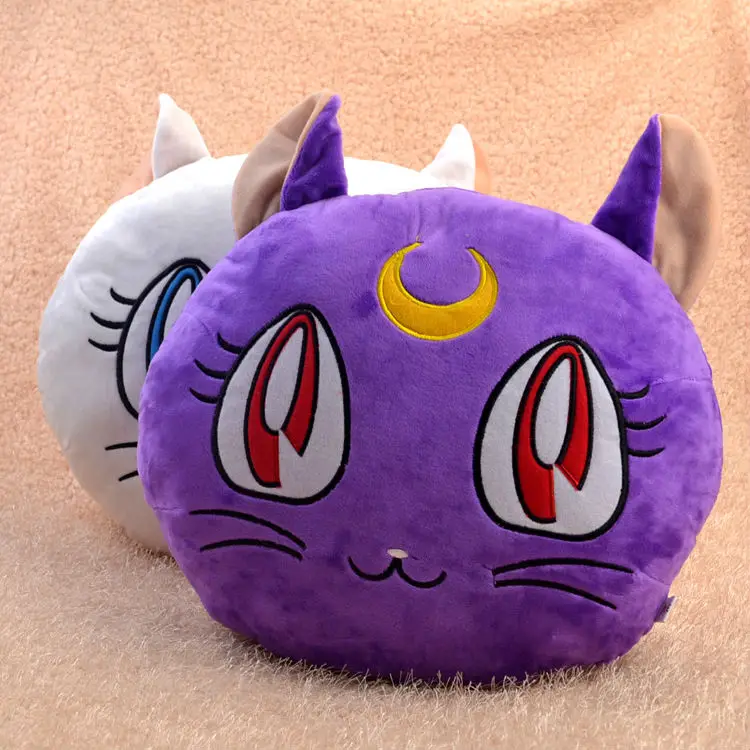 1pcs Free Shipping Anime Sailor Moon Plush Pillow Tsukino Usagi Purple cat Luna & Artemis Plush Toy Soft Pillow Cushion 28*35cm
1pcs Free Shipping Anime Sailor Moon Plush Pillow Tsukino Usagi Purple cat Luna & Artemis Plush Toy Soft Pillow Cushion 28*35cm